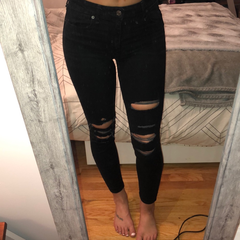 A & F | high rise super skinny